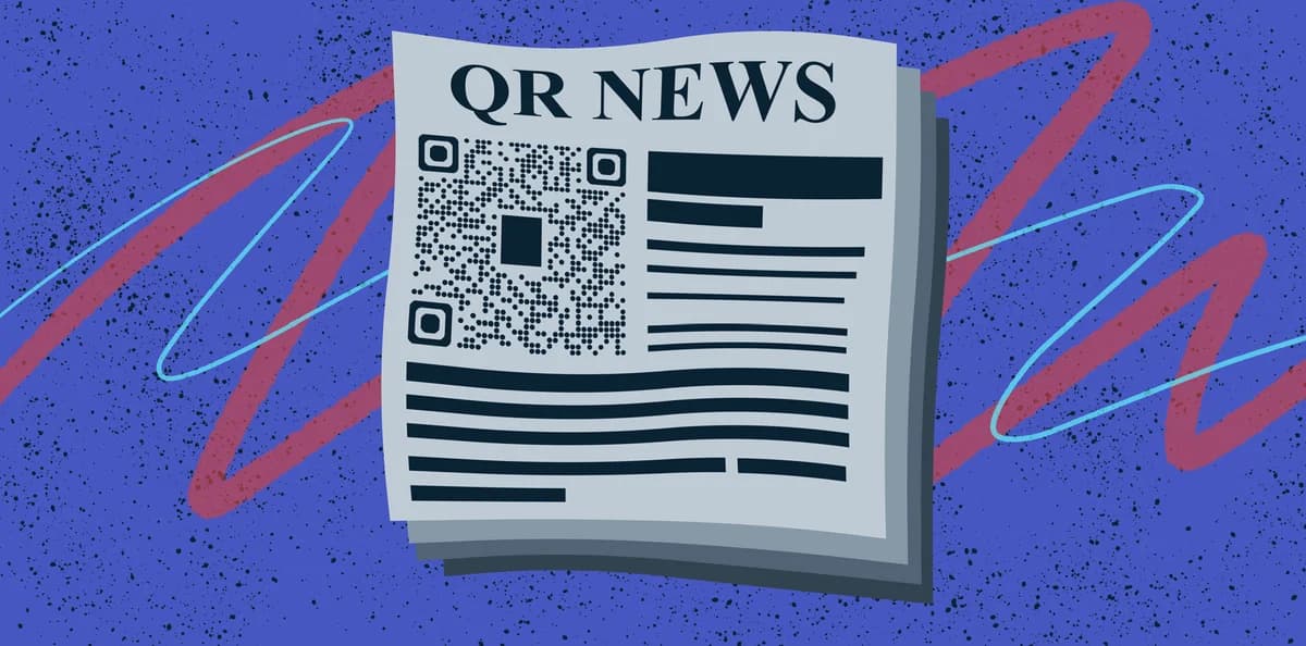 Nyhedsartikel QR-koder til deling af digitalt indhold