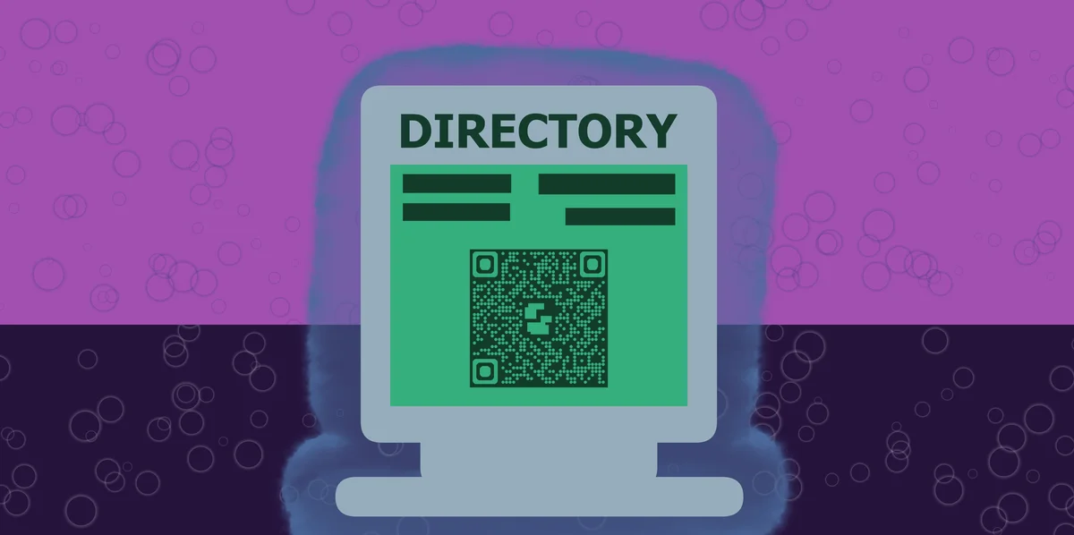 Virksomhedskatalog QR-koder til lokale fortegnelser og netværk