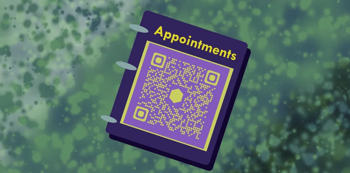 QR code generator for easy appointment booking