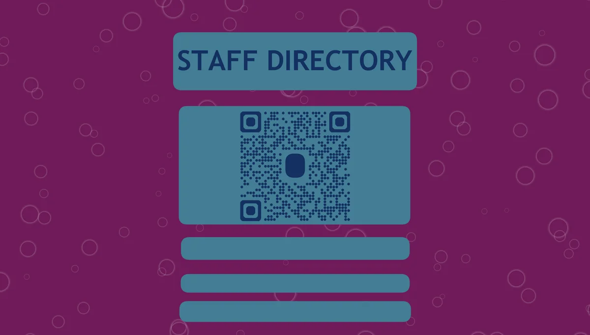 Sådan opretter du et medarbejderkatalog med QR codes