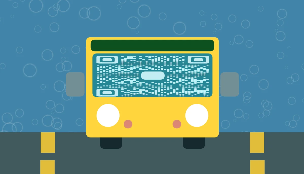 QR koder til offentlig transport køreplaner og tidstabeller