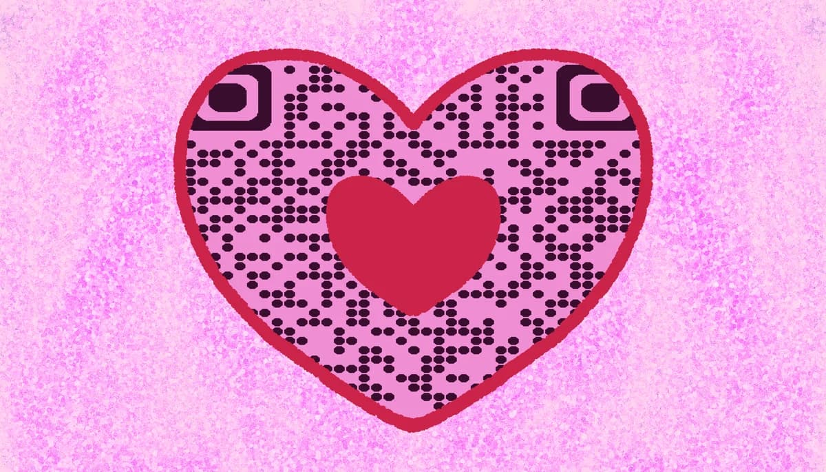 Valentinsdag QR koder til romantiske gaver og beskeder