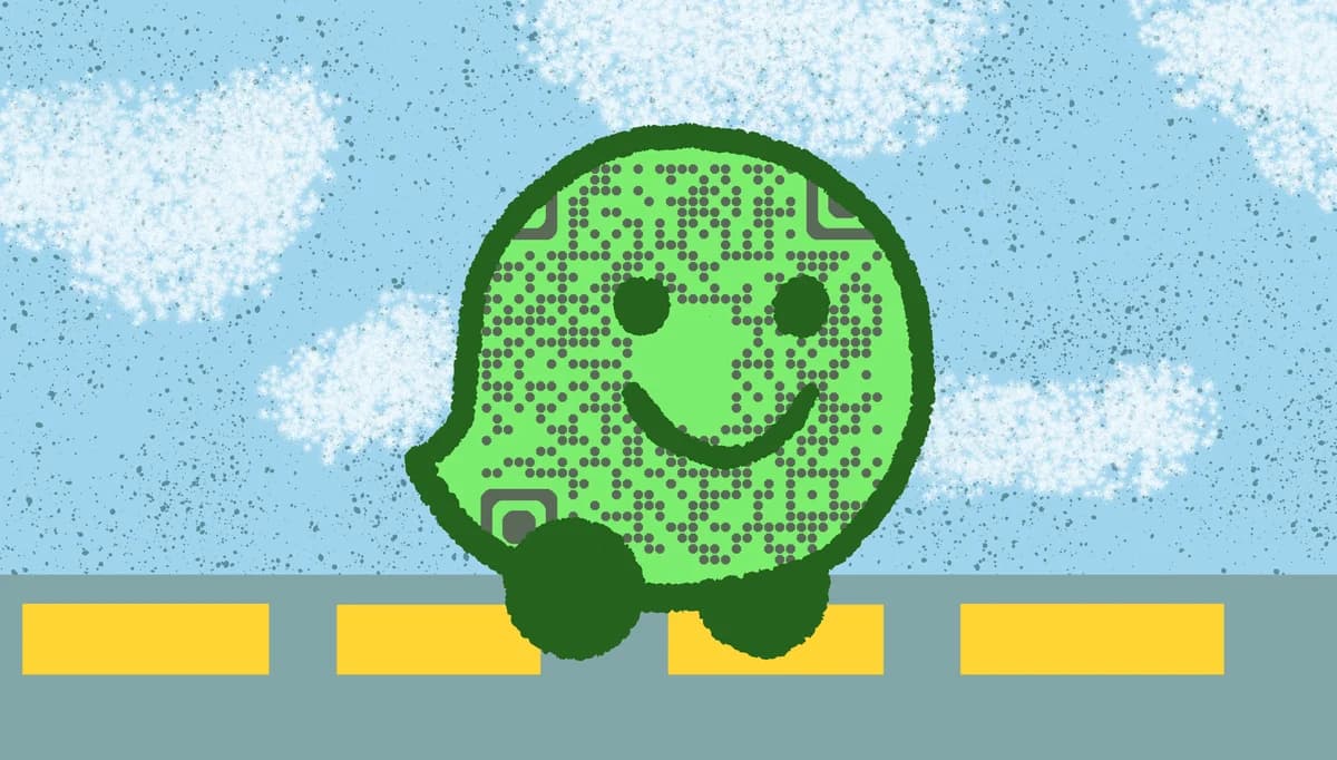 Waze Navigate QR kode generator til deling af lokationer