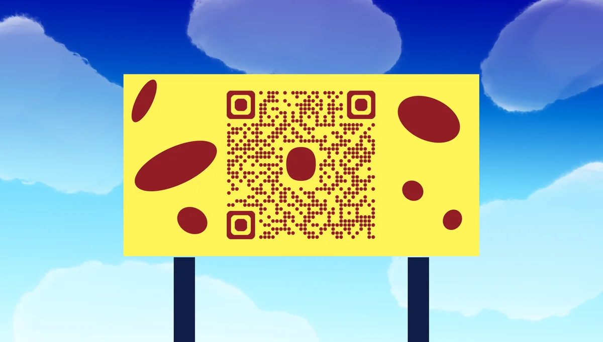 QR code generator for billboards and outdoor advertising