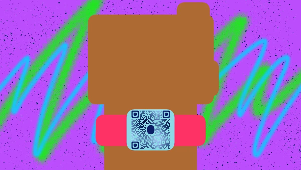 Códigos QR para dispositivos wearables Bracelets Connect