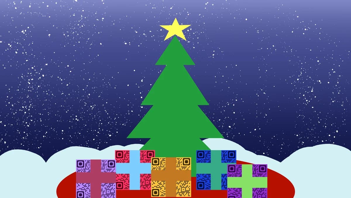 Christmas QR code generator for holiday events and celebrations