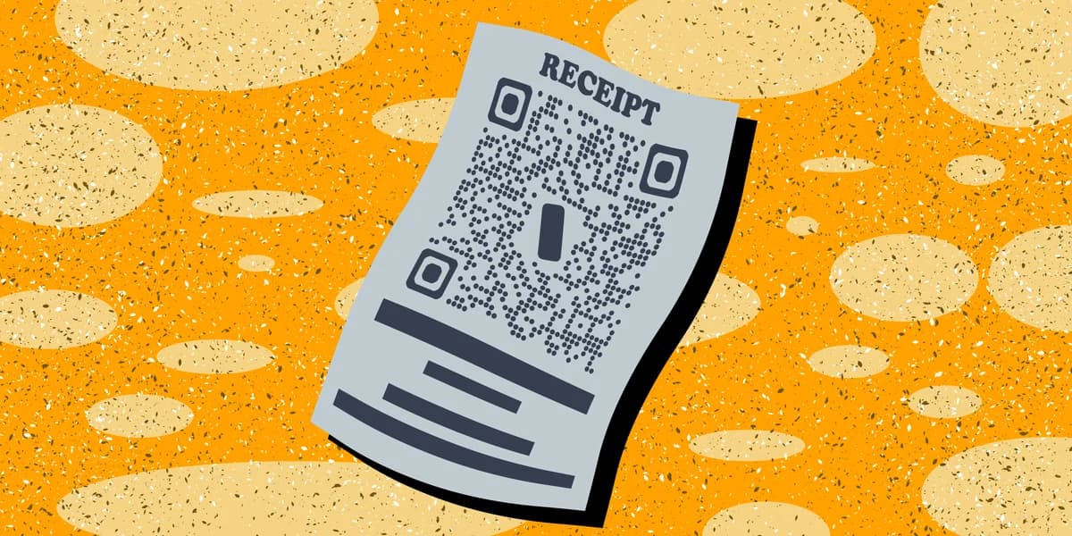 qr code on receipt