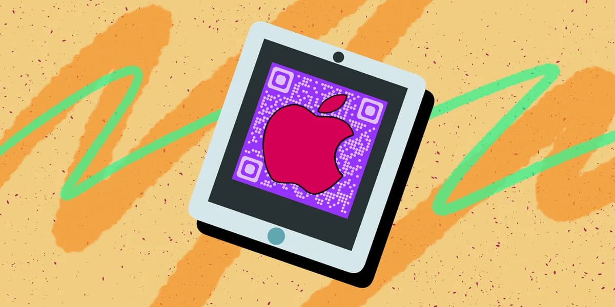 How to scan a QR code on iPad