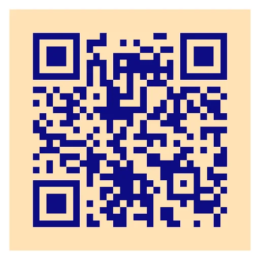 Yellow Blue QR code