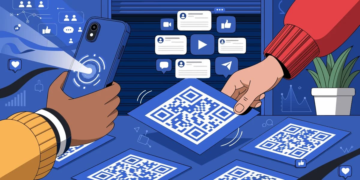 Facebook QR koder til virksomheder | QR Code Developer