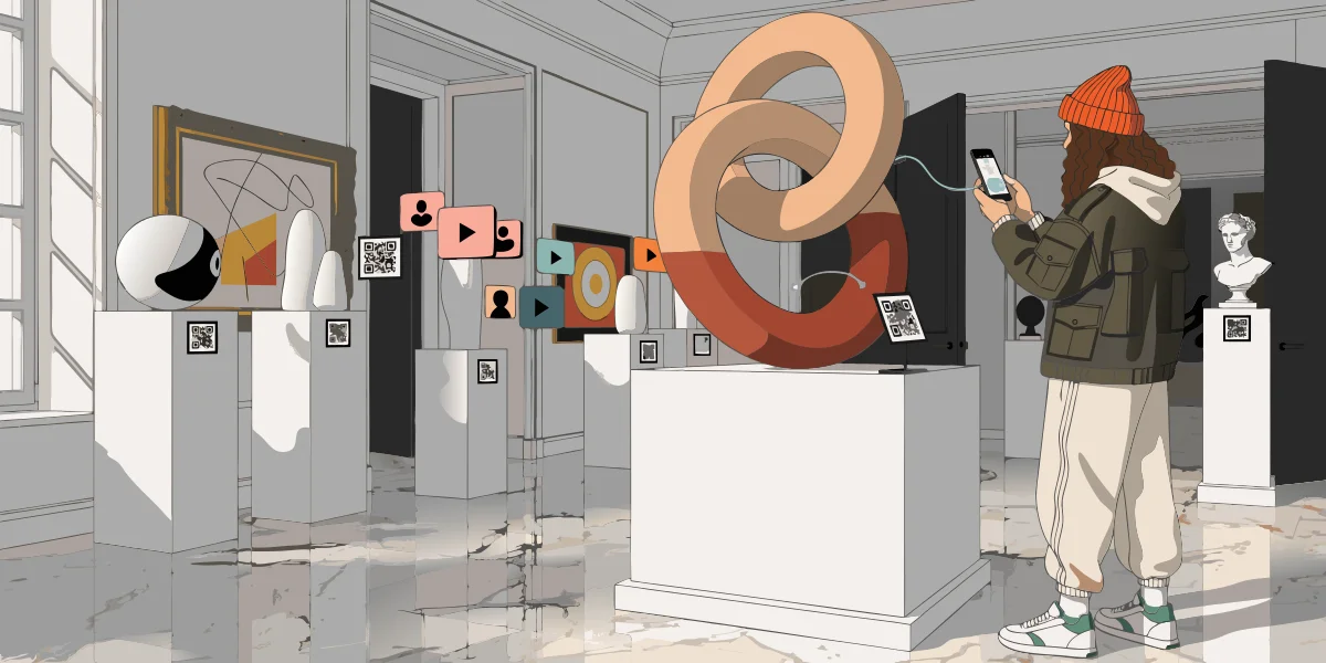 QR codes and galleries