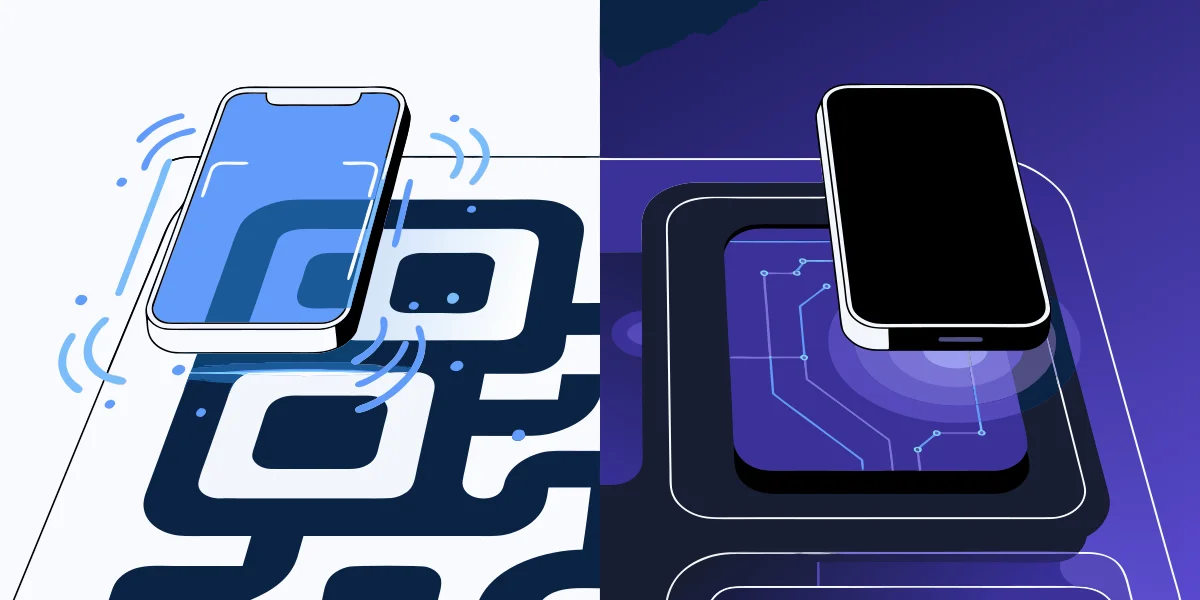 NFC tags eller QR codes | QR Code Developer