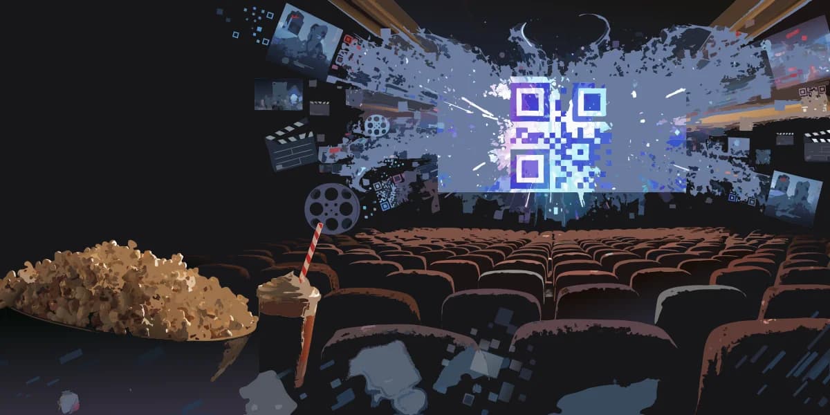 Popcorn, slik og QR codes: QR codes i film | QR Code Developer