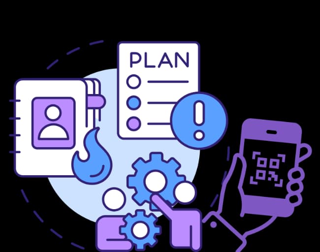 Egyszerűsítse a közérdekű információkhoz való hozzáférést - URL QR Code feature illustration for QR Kódok Kormányzati Használatra