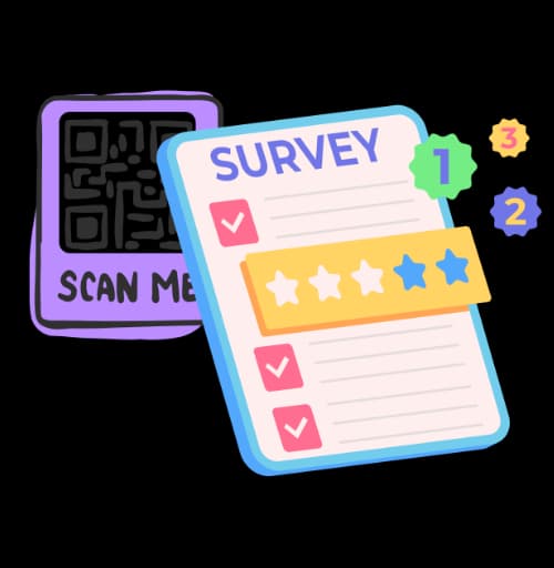 Növelje a közösségi részvételt és visszajelzést - URL QR Code feature illustration for QR Kódok Kormányzati Használatra