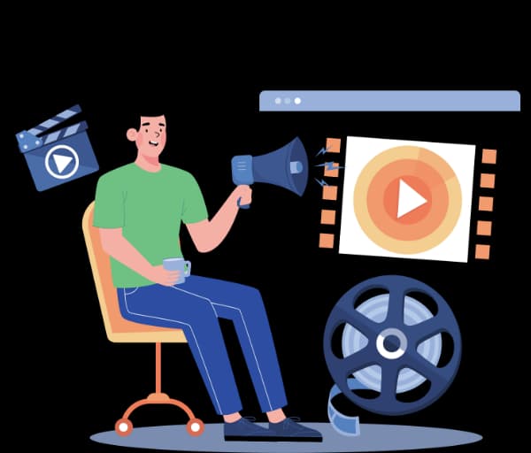 Hatásos történetmesélés - Video QR Code feature illustration for QR kódok nonprofit szervezetek számára