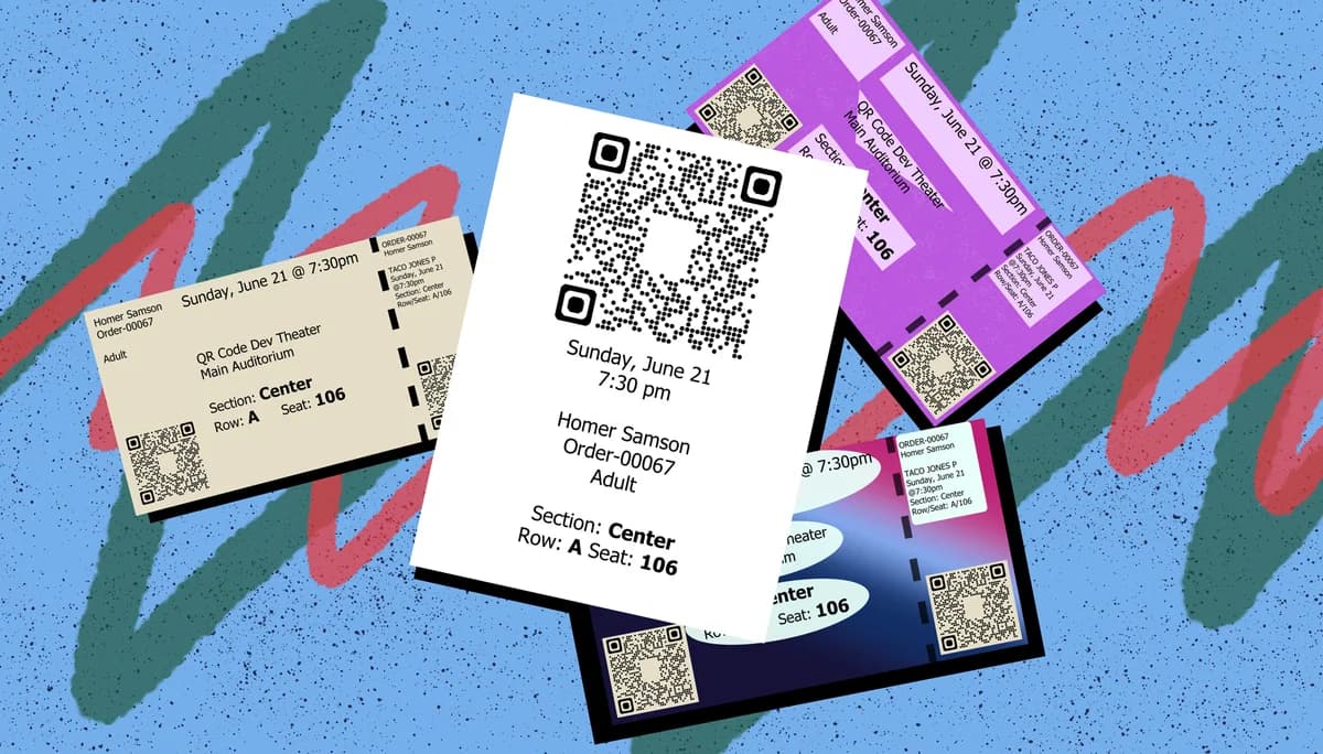 Sådan designer du en QR-kode eventbillet til print og digitalt brug