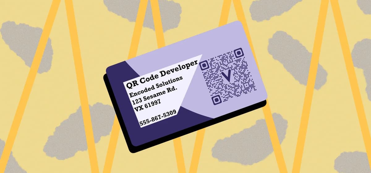 Vcard QR code generator