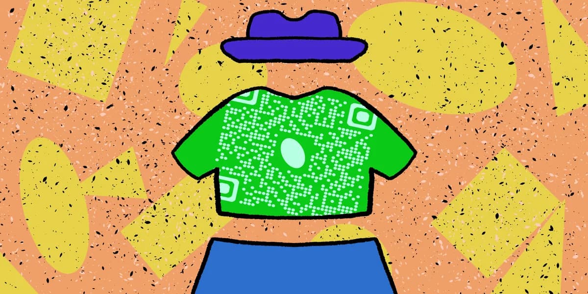 qr codes on clothing