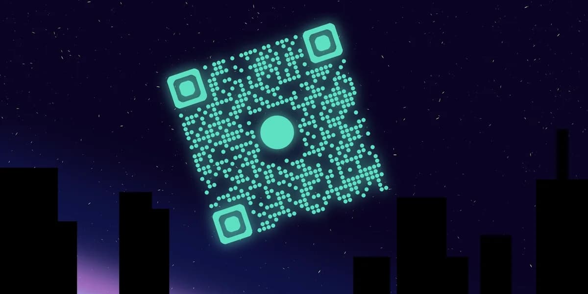 qr code with drones
