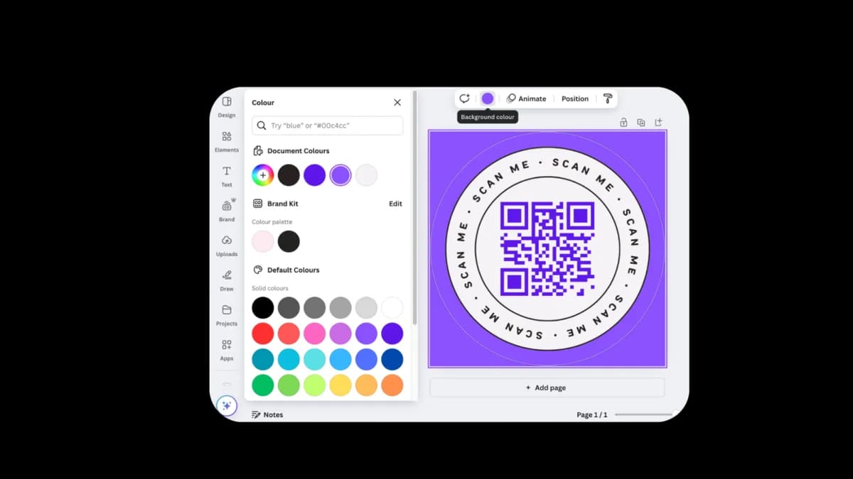 qr code scan design