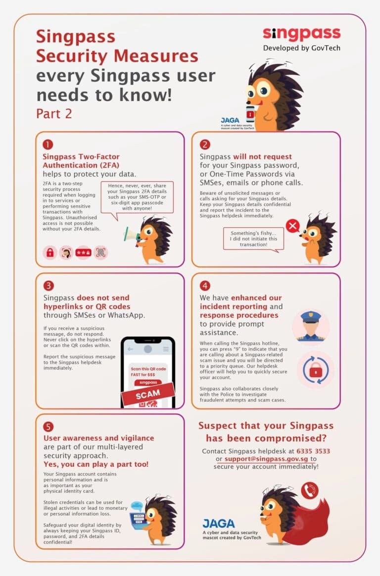 Poster published by GovTech, Singapore