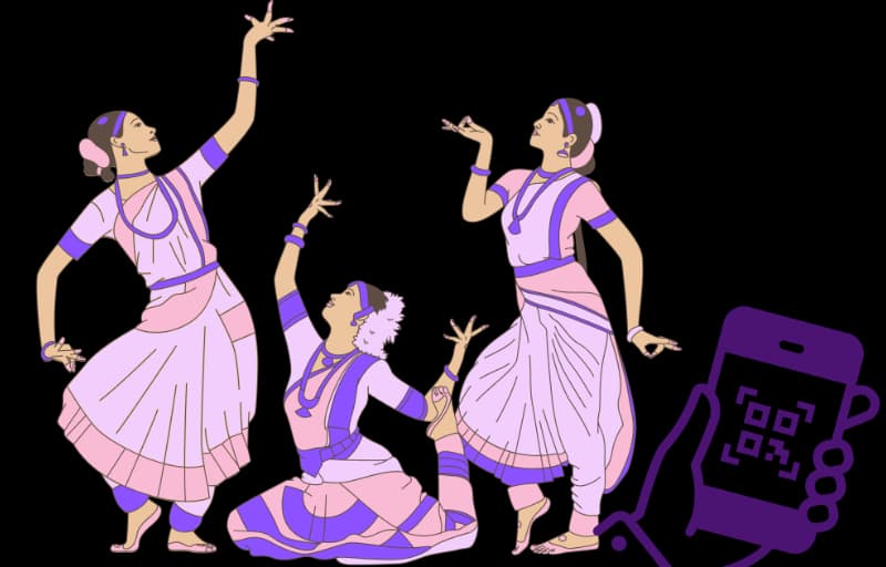 Tapasztald meg a helyi konyhát és hagyományokat - PDF QR Code feature illustration for QR kódok városokhoz és kultúrákhoz