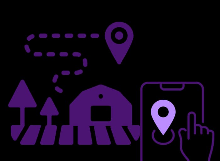 Egyszerűsítse a campus túrákat és navigációt - URL QR Code feature illustration for QR kódok oktatási intézmények számára