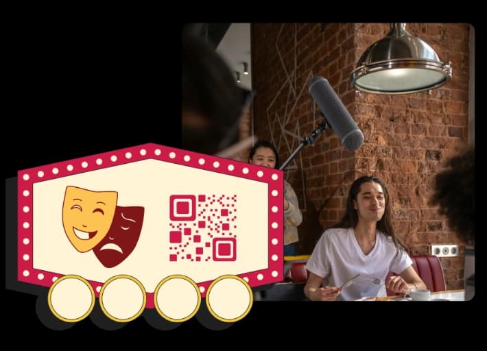 Kösse Össze Rajongóit Exkluzív Digitális Tartalommal - URL QR Code feature illustration for QR Kódok Média és Szórakoztatás Területére