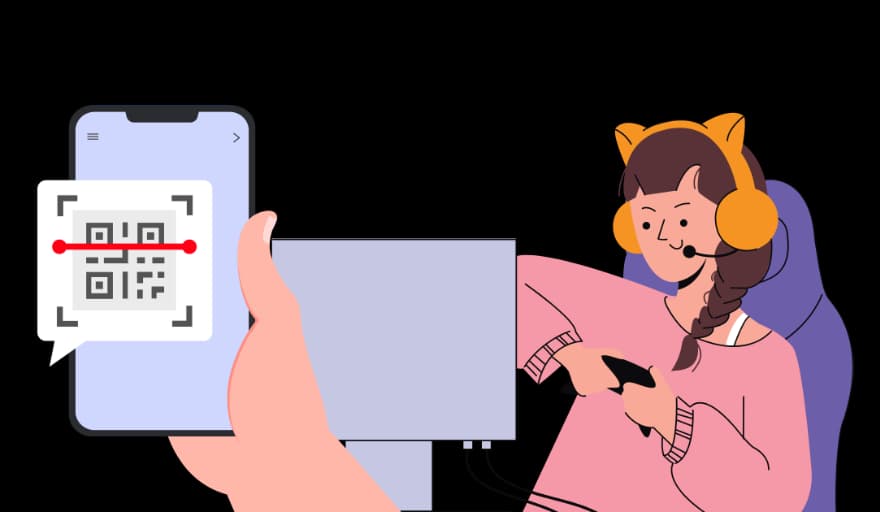 Szoftverfrissítések és javítási jegyzékek terjesztése - URL QR Code feature illustration for QR kódok szoftver- és játékfejlesztőknek