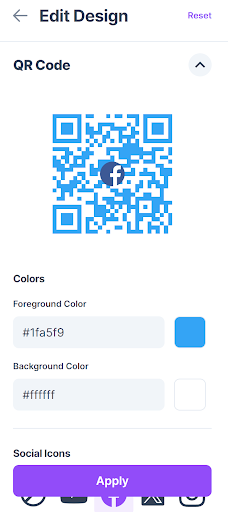 Facebook - Customize Your QR Code