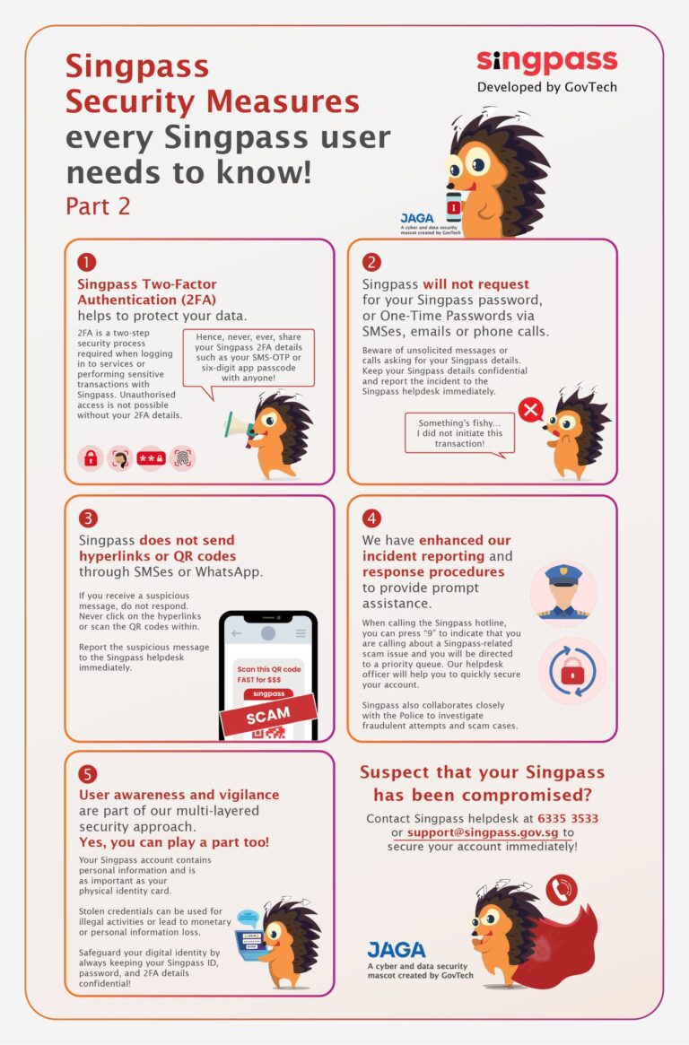 SingPass Security Guidelines