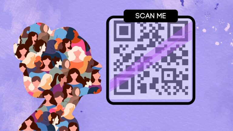 Women use QR Code to access health information