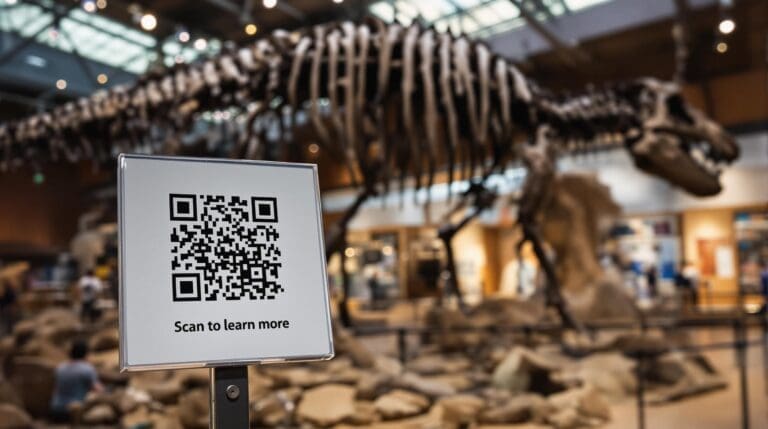 QR codes for museum
