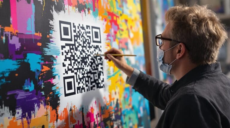 painting a QR code